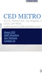 Mobile Screenshot of cedmetro.com